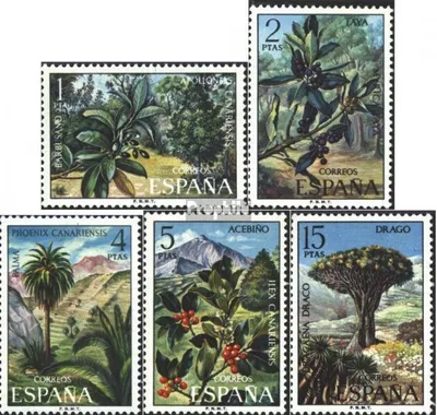 Produktbild von Briefmarken Spanien 1973 Mi 2015-2019 (kompl.Ausg.) postfrisch Pflanzen