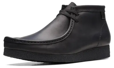 Produktbild von Clarks Herren Shacre Boot Chukka-Stiefel, Schwarzes Leder, 47 EU