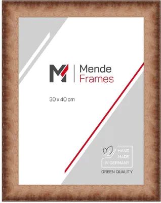 Produktbild von MendeFrames Holzrahmen H620 Antik braun 50x65 cm mit Antireflexglas
