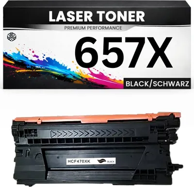 Produktbild von XXL Toner kompatibel für HP CF470X(657X) Color LaserJet Enterprise MFP M681dh/MFP M681f/Flow MFP M681z/Flow MFP M682z in Schwarz