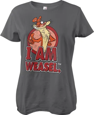 Produktbild von I Am Weasel Girly Tee - Small - DarkGrey