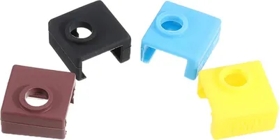 Obrázok produktu pre 3D tlačiareň Tepelný blok Silikónový kryt Puzdro MK8 Hotend Extruder Silikónové izolačné ponožky Kompatibilné s Creality Ender 3 Ender 3 Pro Ender 5 CR-10 10S S4 S5 Anet A8 3D tlačiareň