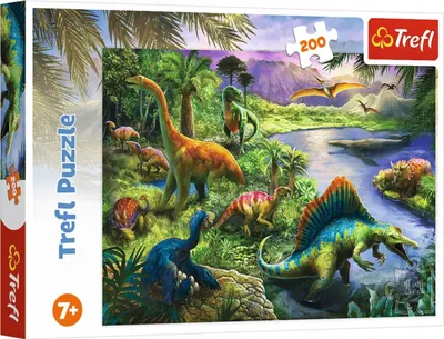 Zdjęcie produktu dla Trefl 13281 Puzzle Dinozaury - 200 elementów