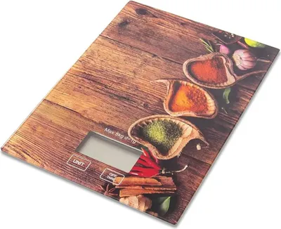 Produktbild von Orion | Flache Küchenwaage Digital - Glas - Flache Elektronische Waage - 5 kg - Zuwiegefunktion