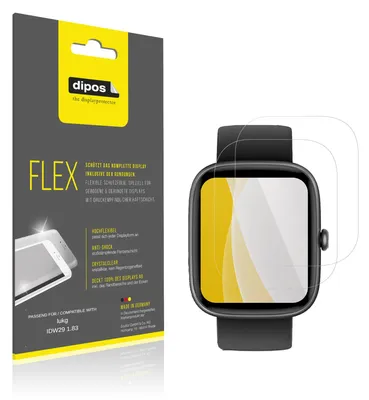 Image de 2x Film de protection d'écran pour lukg IDW29 1.83, recouvre 100% de l'écran, dipos Flex