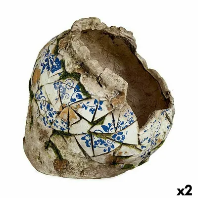 Obrázek produktu pro Dekorativní zahradní váza z polyesterové pryskyřice 29 x 27 x 30 cm (2 kusy)