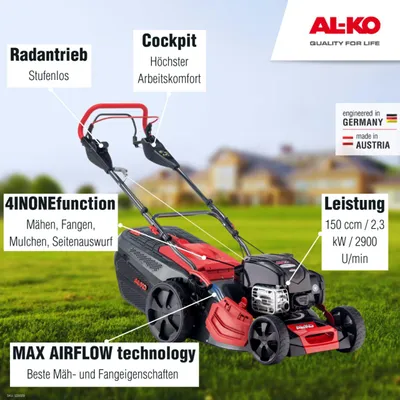 Produktbild von AL-KO Benzin-Rasenmäher Premium 473 VS-B