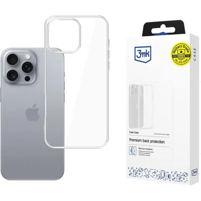 Zdjęcie produktu dla 3MK Clear Case, Pokrowiec, Apple, Iphone 16 Pro, 16 cm (6.3"), Przezroczysty