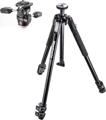Immagine prodotto di Manfrotto MK190X3-3W1 Treppiede per fotocamere digitali/film 3 gambe Nero