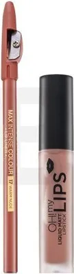 Produktbild von Eveline OH! My Velvet Lips Matt Lip Kit Lippenset für einen matten Effekt 01 Neutral Nude 4,5 ml