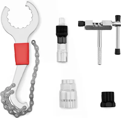 Produktbild von Fahrradreparaturwerkzeugkit Fahrradwartungstools Heckhaken Schraubenschlüssel mittlerer Wellenhülle Kettenschneider ziehen Schwungrad Set