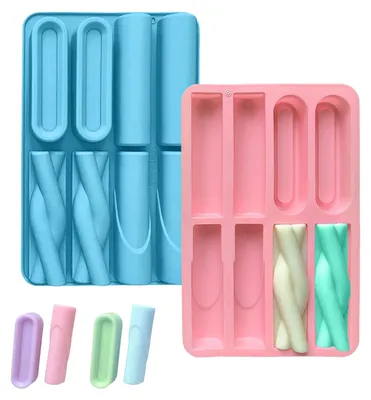 Siliconen-Backform 2er-Set, 8 Fächer, BPA-frei, antihaftbeschichtet
