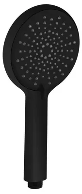 Productafbeelding van Sapho massagehanddouche, 3 douchestanden + spoelfunctie, siliconen spuitmonden, diameter 120mm, ABS / mat zwart
