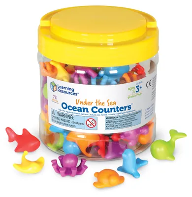Obrázok produktu pre Learning Resources Under the Sea Ocean Counters, 3 rok / roky, Viacfarebný