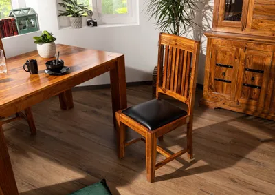 Produktbild von MASSIVMOEBEL24 Stuhl Akazie 48x51x100 honig lackiert OXFORD #015