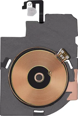 Image de Clappio, antennes NFC Flex iPhone 17 avec bobine Qi et flash, noir/or