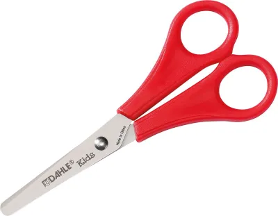 Produktbild von Dahle Kinderschere Kids rund 5 Zoll (13cm), rot, Rechtshänder