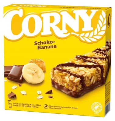 Zdjęcie produktu dla CORNY 265608 Corny Classic Schoko Banane