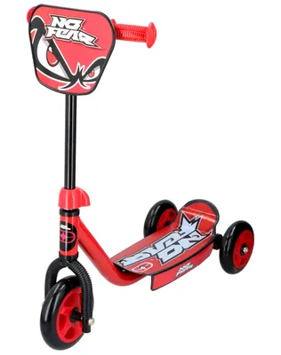 Produktbild von No Fear Kinderroller - Scooter Kinder Jungen Mädchen 3 Räder - für Kleinkinder ab 3 Jahren - Max. 20 KG - Rot