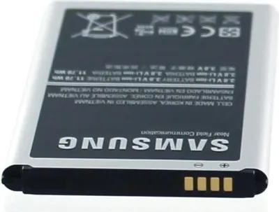 Produktbild von Akku für Samsung SM-N7507 mit NFC Li-Ion 3,8 Volt 3100 mAh schwarz.
