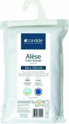 Produktbild von Candide 232004, Baumwolle, Polyester, Weiß, Coton, 80%; polyester, 20%, Einfarbig, Maschinenwäsche, 60 °C