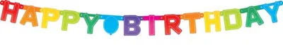Produktbild von buchstabenpendel ''Happy Birthday'' mehrfarbig