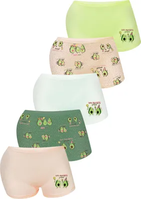 Produktbild von 5er Set Mädchen Pantys - Avocado - Bunt