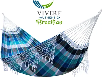 Produktbild von Vivere brasilianische karierte 2-Personen-Hängematte