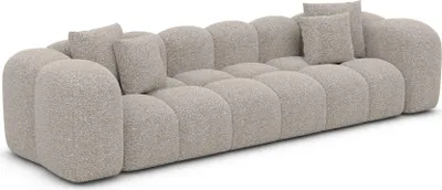 Produktbild von Bouclé 4-Sitzer Couch Valora Sand
