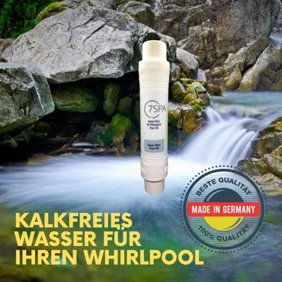 Produktbild von 7SPA Vorfilter für Whirlpools Pure Fill, Kalk freies Wasser f. Ihren Whirlpool