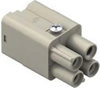 Immagine prodotto di CQ4F 03 I.L.M.E. Ilme CQ inserto per presa (F) con terminale a crimpare, 3 poli + PE 400 V, 40 A - 1 pezzo