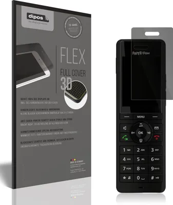Produktbild von Full Cover Privacy Blickschutzfolie für Fritz! Fon X6 Folie Anti-Shock