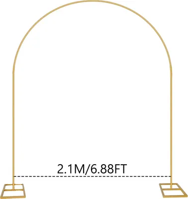 Immagine prodotto di Struttura per archi di palloncini, design elegante, facile da montare, color oro