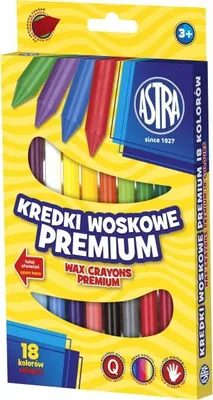 Immagine prodotto di Pastelli a cera premium 18 colori