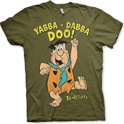 Produktbild von Yabba-Dabba-Doo T-Shirt - X-Large - Olive