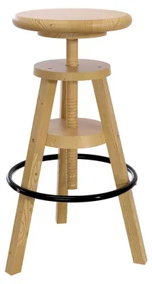 Produktbild von Barhocker Holz mit Schraube - Honig