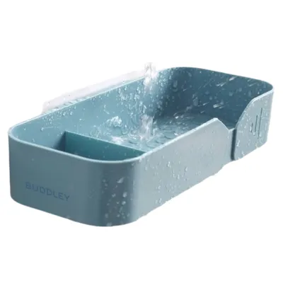 Produktbild von Duschablage ohne Bohren Duschkorb Selbstklebend (Blau)