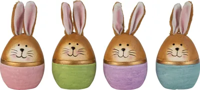 Produktbild von Mel-O-Design 9847 Osterhasen-Eier mit Stoffohren Set
