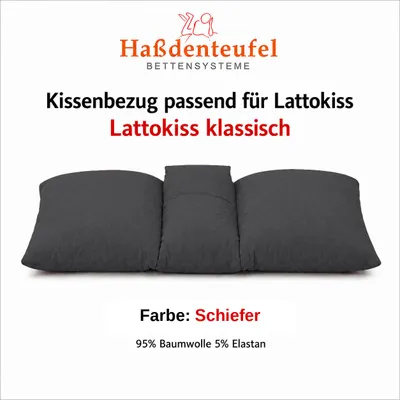 Produktbild von Kissenbezug passend für Lattoflex Lattokiss 35 × 80 cm