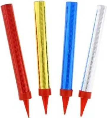 Zdjęcie produktu dla Fontanny Holograficzne - Magiczna Rozrywka na Twoją Imprezę! 12 cm, 4 sztuki, które oczarują gości i dodadzą blasku każdej uroczystości!