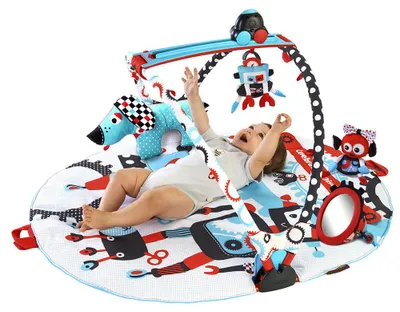 Image de tapis de jeu 3 en 1 Gymotion Robo 105 x 85 cm