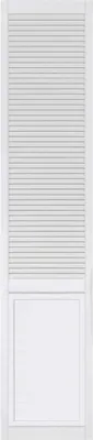 Produktbild von ben+camilla.com Landhausstil Profiltür passend zu IKEA Pax Schrank | WEIß - 229x49,4cm | PREMIUM LACKIERT Massivholz Kiefer