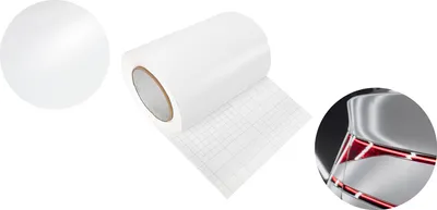Produktbild von Autofolie Matt 20x100 cm - Weiß Matt - Klebefolie Auto mit Luftkanal-Kleber und UV-Schutz - Selbstklebend Folie für Innen und Außen - Auto Folierung für Tuning - Einstiegsleisten Schutz