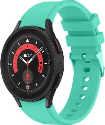 Produktbild von Strap-it Samsung Galaxy Watch 5 Pro Armband Silikon (Aqua)