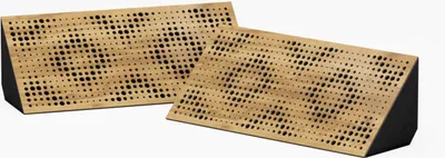 Obrázok produktu pre 2-pack - Úzka akustická rohová basová pasca | rozmery: 23 x 50 cm | farba: (dub, REBAT horizont)