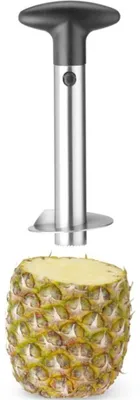 Produktbild von Hendi Ananasschneider aus Edelstahl mit ergonomischem ABS-Griff, 240 mm Länge, 85 mm Durchmesser