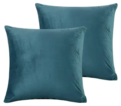 Image de Solidchoice - Ensemble de 2 taies d'oreiller 80 x 80 cm en microfibre