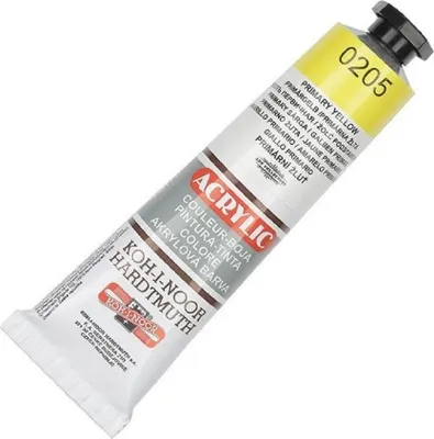Immagine prodotto di KOH-I-NOOR 16270800000 Vernice acrilica 205 Giallo primario 40 ml 1 pz