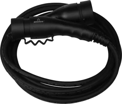 Image de Câble de recharge type 2 EU 230V 32A 7.2kW 5 mètres 1 phase IP55 AC DGN pièce détachée Wallbox voiture électrique 3220