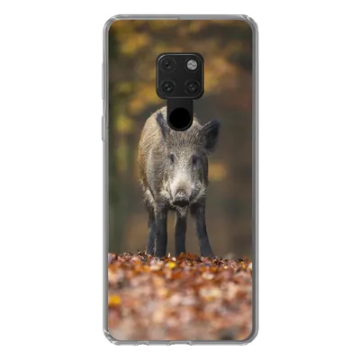 Produktbild von MuchoWow® Handyhülle Schutzhülle Hülle für Huawei P40 Lite Wildtier - Wald - Herbst Silikon Softcase Handy Hülle - Handy